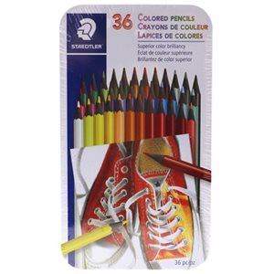 Ensemble de 36 crayons de couleur