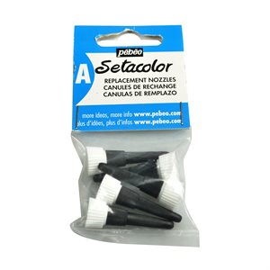 Setacolor 3D 20ml 5pc replacement tube nozzles 