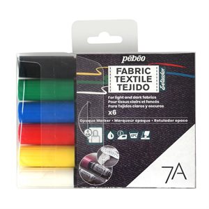 7A markers set - 6 basic colors