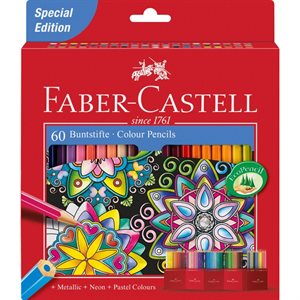 Crayons de couleur ensemble de 60