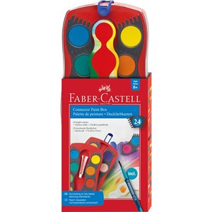 FAB connector watercolour paint box 24