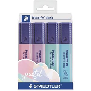 Set of 4 Textsurfer pastel markers