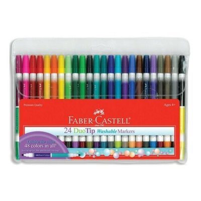 Washable marker duo-tip set of 24